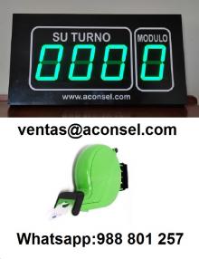 Sistema de Turno con Dispensador de Tickets Tipo Caracol y TV